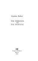 Обложка: The darkness of the morning