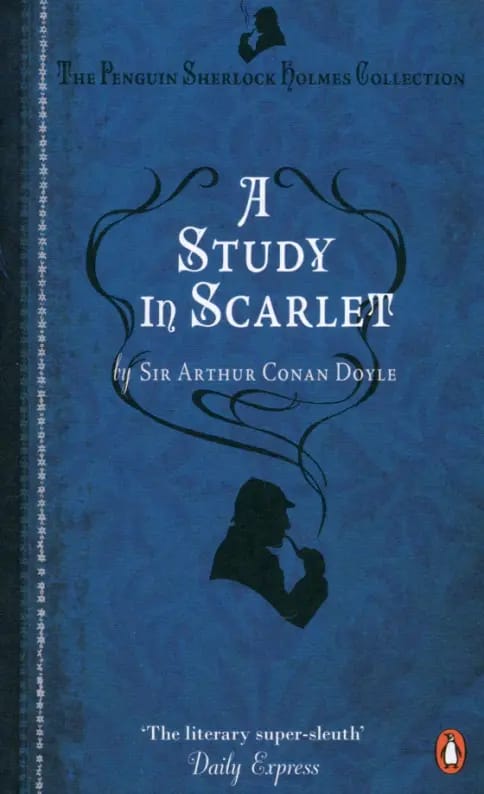 Обложка: A study in scarlet