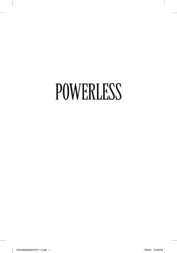 Обложка: Powerless